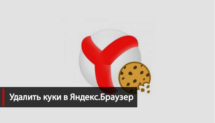 Удалить куки в Яндекс.Браузер