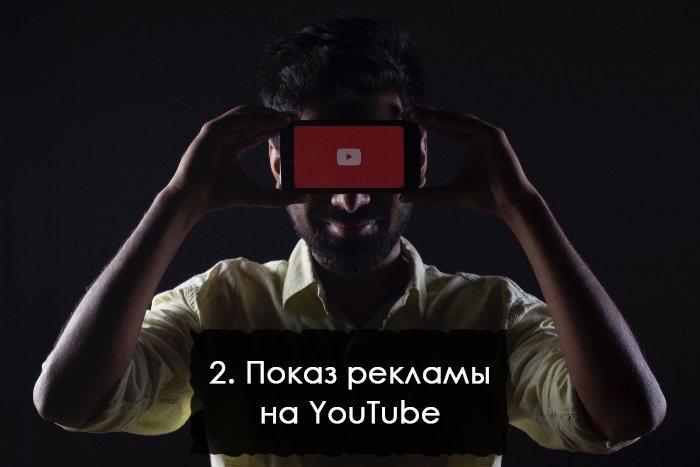 Показ рекламы на YouTube