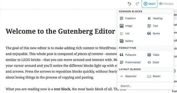 Тестируем Gutenberg wordpress